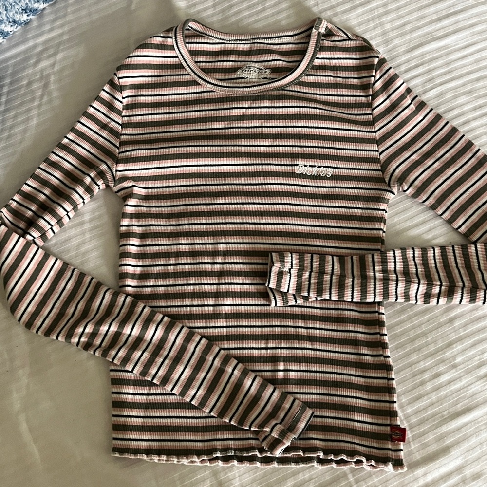 dickies striped long sleeve